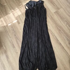 NWT Universal Standard Elegant Black Lace Jumpsuit 14 To 16